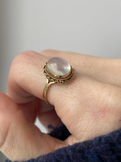 1985 Moonstone ring on 9ct gold